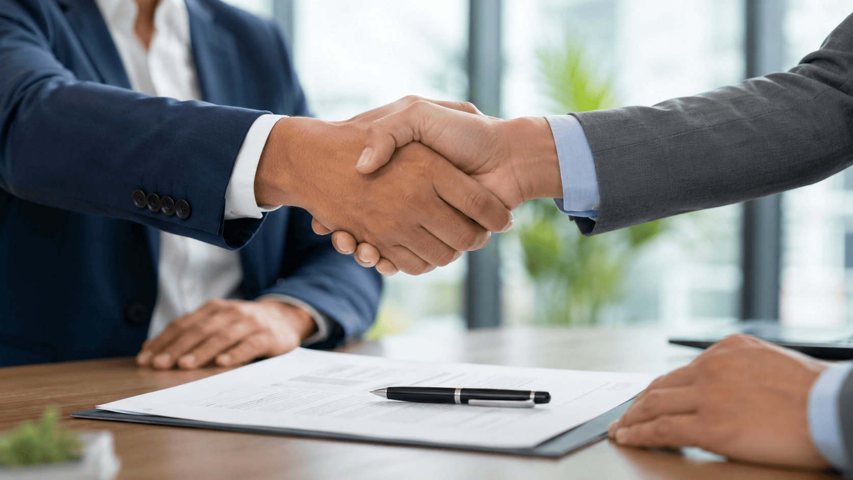 Firma de acuerdo entre empresas